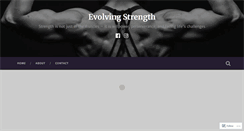 Desktop Screenshot of evolvingstrength.com